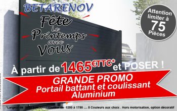 PROMO sur les portails Aluminium !