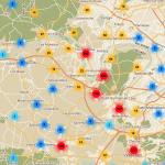 Carte des chantiers Betarenov